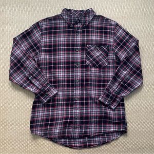 Field & Stream Flannel Shirt Men’s Small Red/Black/Gray Plaid Cotton